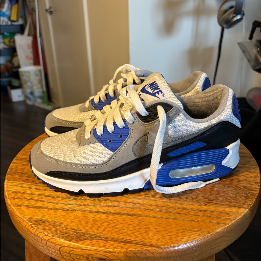 Nike Air Max Sneakers in Blue and Cream